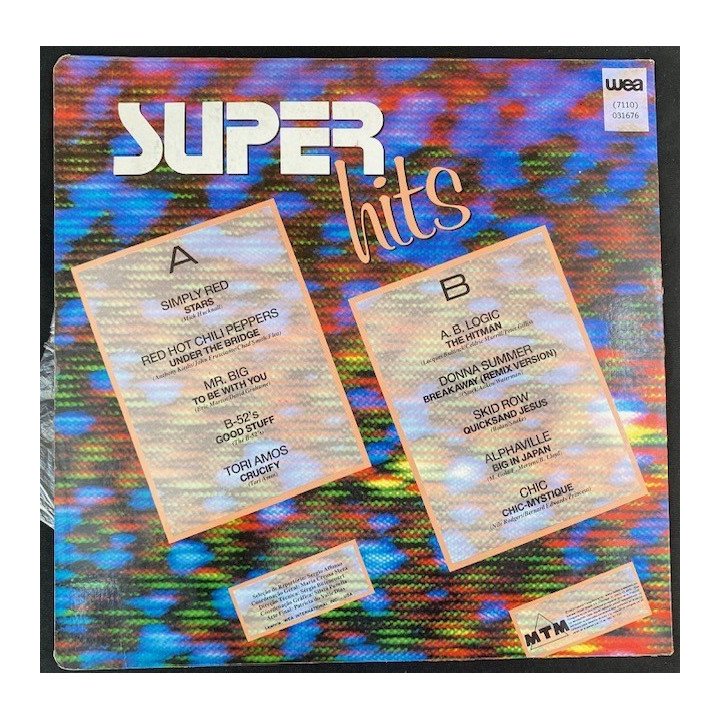 Super Hits - Colombia -1992 reverso