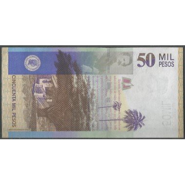 Billete de 50.000 Pesos 25 Ago 2012 BGW823