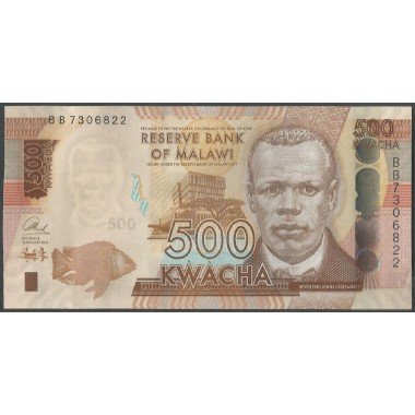 Malawi, 500 Kwacha 1 Ene 2014 P66