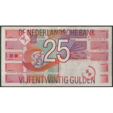 Holanda, 25 Gulden 5 Abr 1989 P100