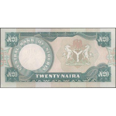 Nigeria,  20 Naira 2002 Firma 10 P26g