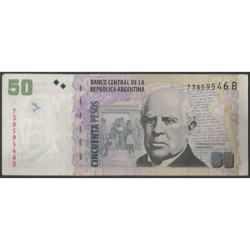 Argentina, 50 Pesos ND2003-13 Serie B P356