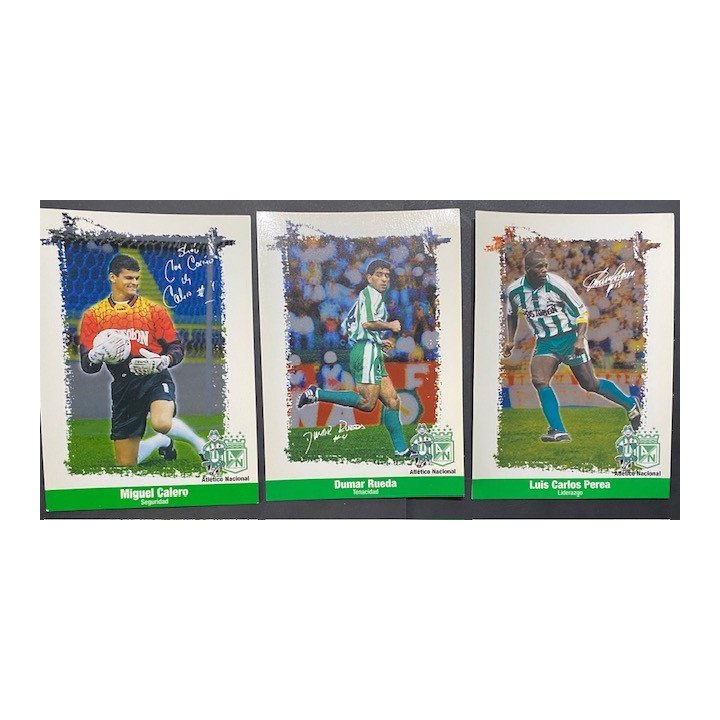 Atletico Nacional Juego de postales oficiales 17 Unidades