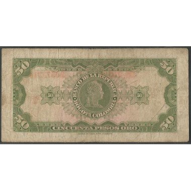 Billete de 50 Pesos 12 oct 1967 BGW261