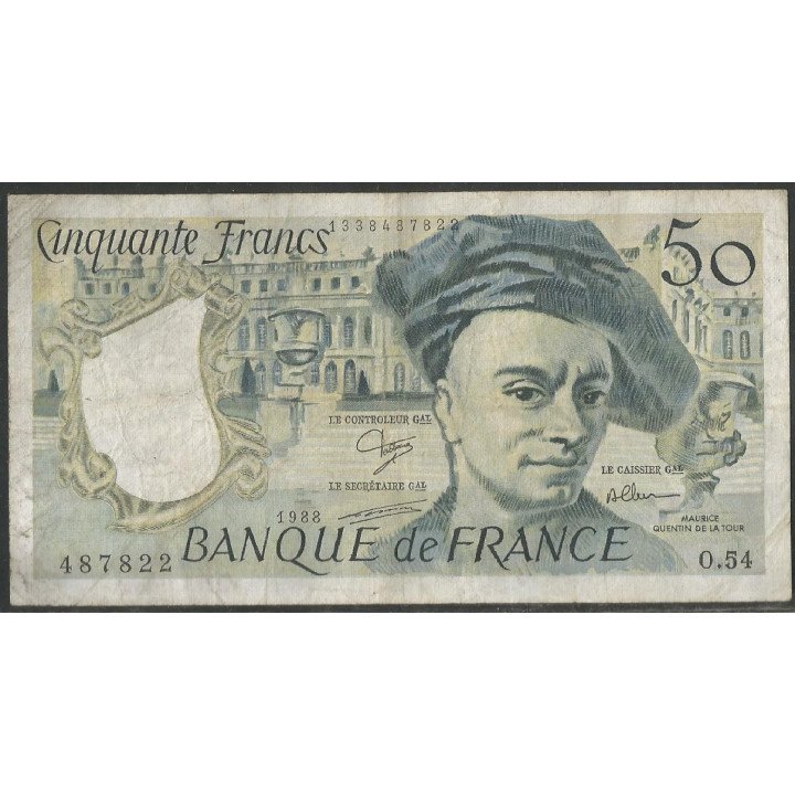 Francia 50 Francs 1988 P152d