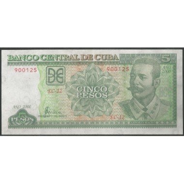 Cuba, 5 Pesos 2001 P116d