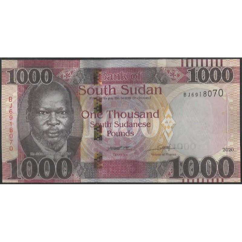 Sudan del Sur, 1.000 Pounds 2020 P17