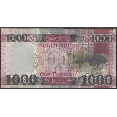 Sudan del Sur, 1.000 Pounds 2020 P17