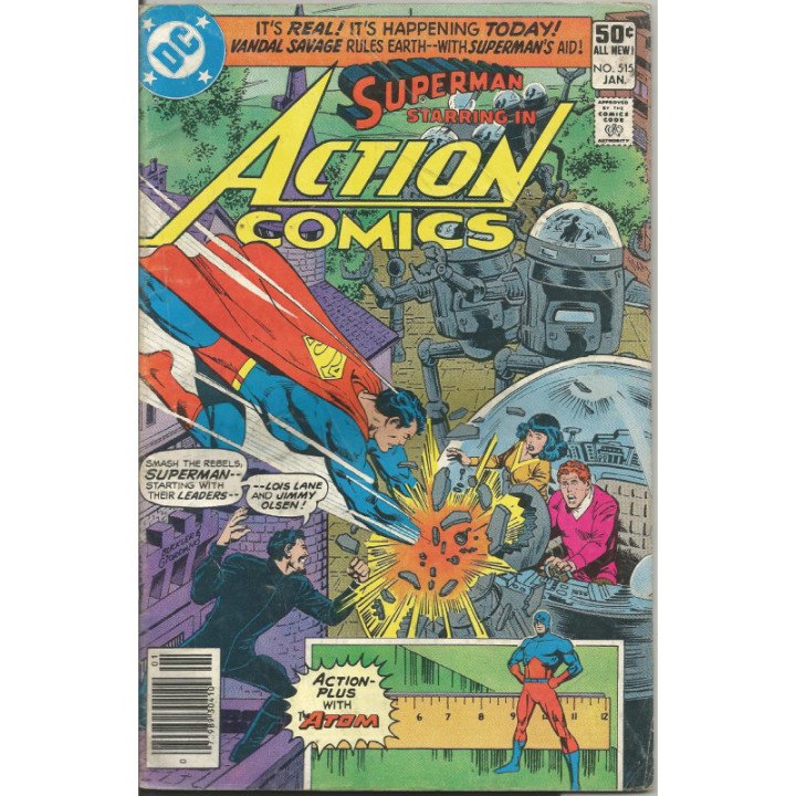 Superman DC Comics Usa reverso