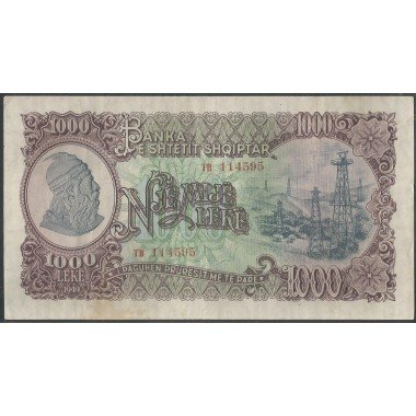 Albania, 1.000 Leke 1949 P27A