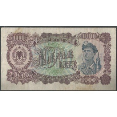 Albania, 1.000 Leke 1949 P27A