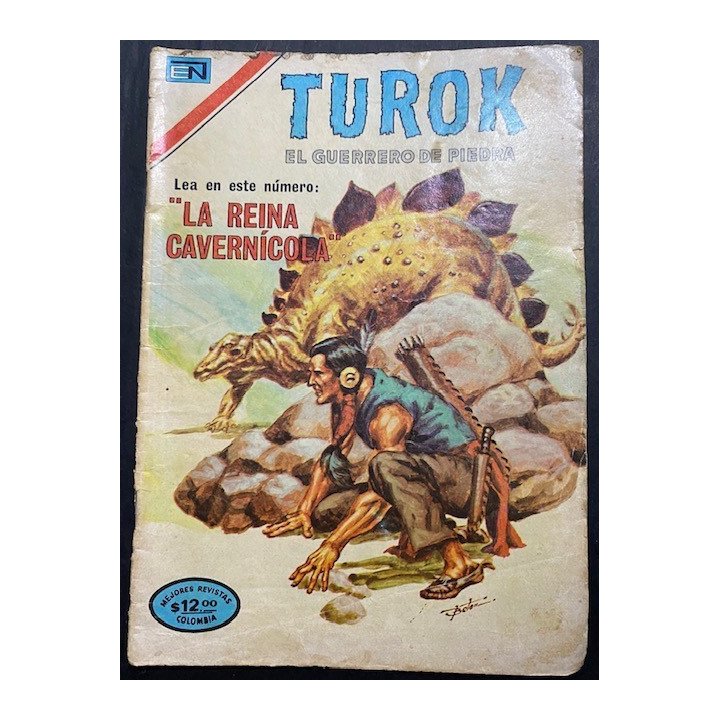 Turok El guerrero de piedra Editora Novaro reverso