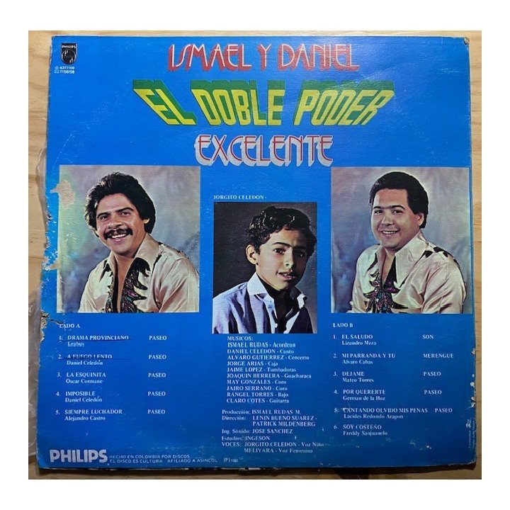 Ismael y Daniel El doble poder - Colombia reverso