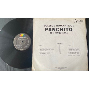 Panchito boleros románticos Vol 6 Colombia 1979