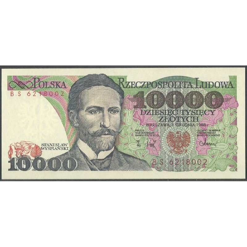 Polonia, 10.000 Zlotych 1 Dic 1988 P151b