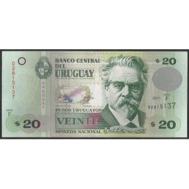 Uruguay, 20 Pesos 2011 F P86b