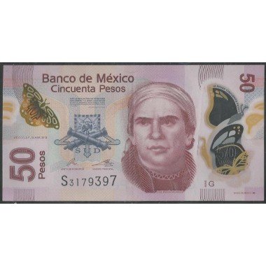 Mexico, 50 Pesos 24 Abr 2013 Serie G P123Ag