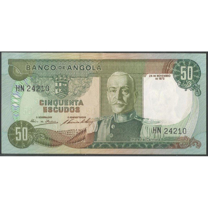 Angola 50 Escudos, 24 Nov 1972 P100