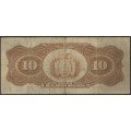 Bolivia, 10 Bolivianos ND1929 Serie D P114a