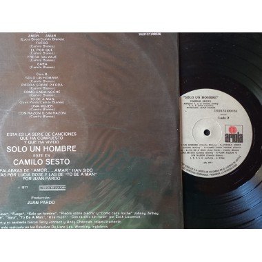 Camilo Sesto, Solo Un Hombre, Colombia