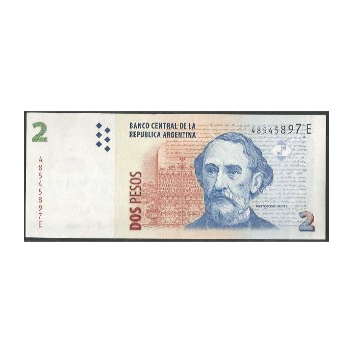Argentina 2 Pesos ND2002 Serie E P352