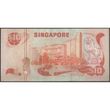 Singapur, 10 Dollars ND1979 P11a
