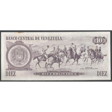 Venezuela, 10 Bolivares 6 Oct 1981 B 8 Dig P60a