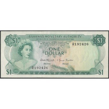 Bahamas, 1 Dollar L1968 P27a