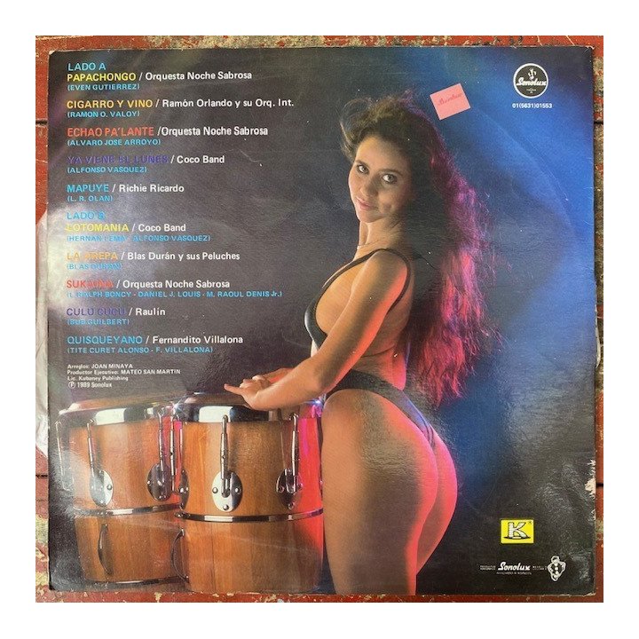 Los merengazos del año - Colombia 1989 reverso