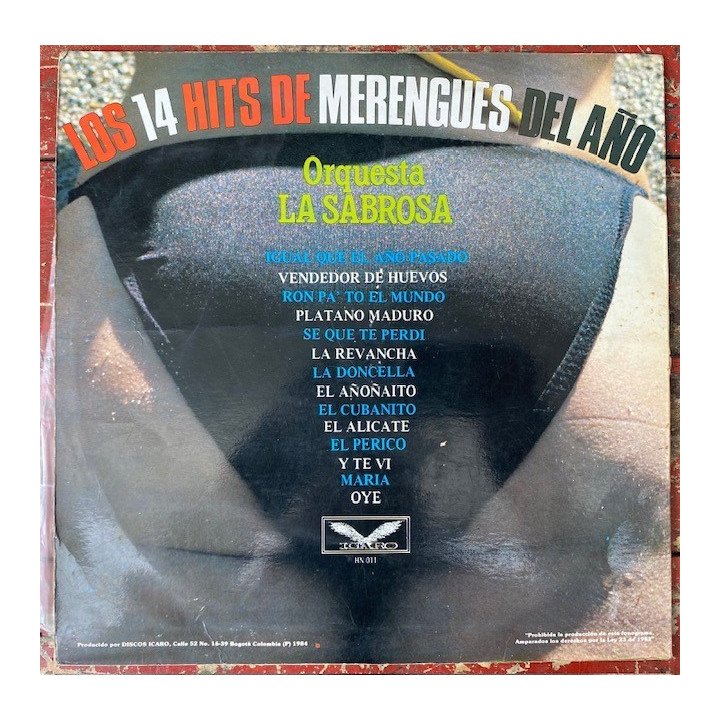 Los 14 hits de Merengues del año - Colombia 1984