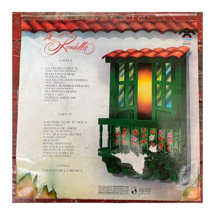 La Rondalla En Cuba y Puerto Rico - Colombia 1992 reverso