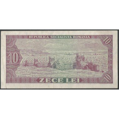 Rumania, 10 Lei 1966 P94a