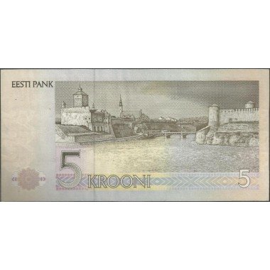 Estonia, 5 Krooni 1991 P71a