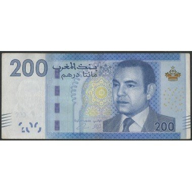 Marruecos, 200 Dinares 2012 P77