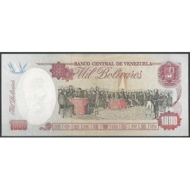 Venezuela, 1.000 Bolivares 5 Jun 1995 F 9 Dig P76b