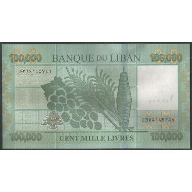 Libano, 100.000 Livres 2022 P95e