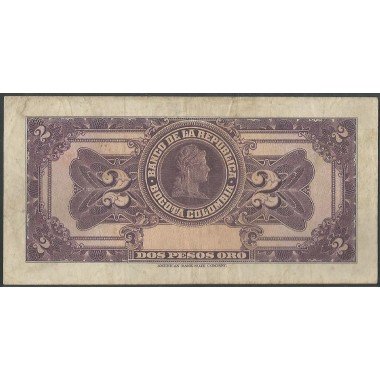 Billete de 2 Pesos 1 Ene 1955 8 Dig BGW092