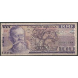 Mexico 100 Pesos 25 Mar 1982 Serie VM P74c