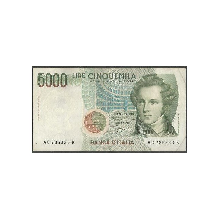 Italia 5.000 Liras 4 Ene 1985 P111b