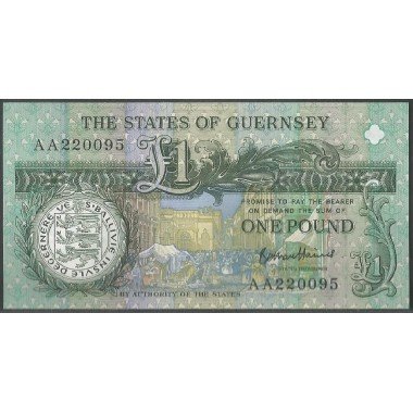 Guernsey, 1 Pound ND2018 P52d