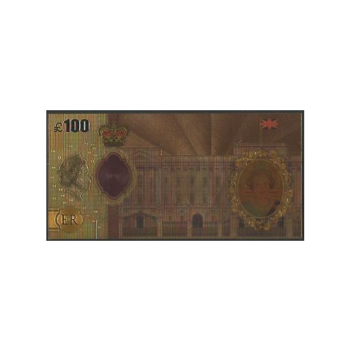 Inglaterra 100 Pounds 1926-2022 Fantasia reverso