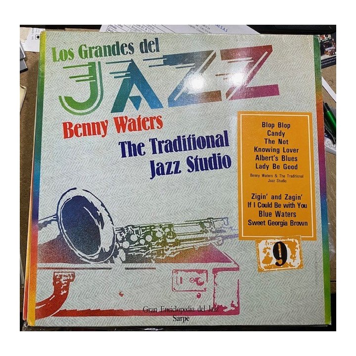 Los Grandes del Jazz - Enciclopedia del Jazz Sarpe reverso