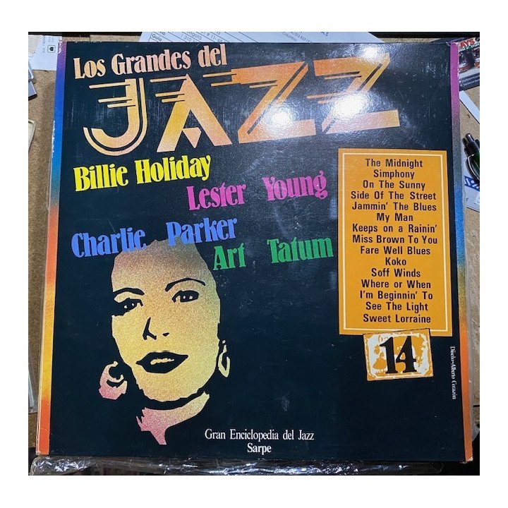 Los Grandes del Jazz - Enciclopedia del Jazz Sarpe reverso