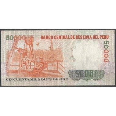 Peru, 50.000 Soles 2 Nov 1984 P125a