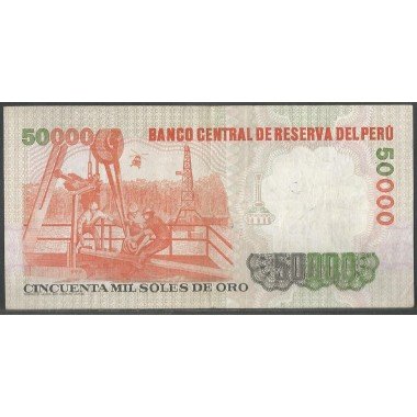 Peru, 50.000 Soles 23 Ago 1985 P125B