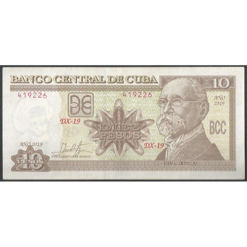 Cuba, 10 Pesos 2019 P117u