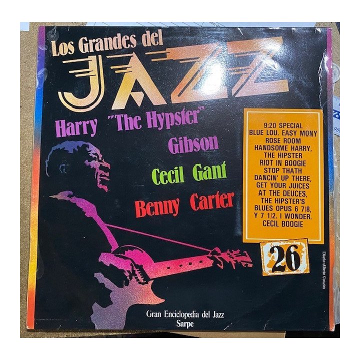 Los Grandes del Jazz - Enciclopedia del Jazz Sarpe reverso
