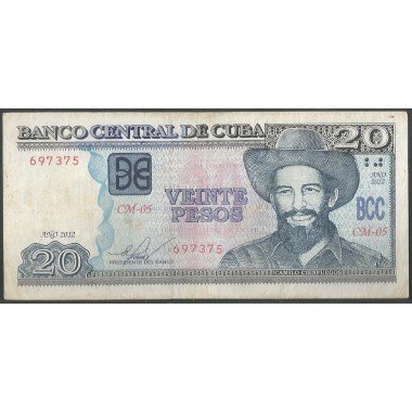 Cuba, 20 Pesos 2012 P122g