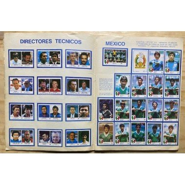 Futbol - Mundial, Mexico 1986 Pique A458