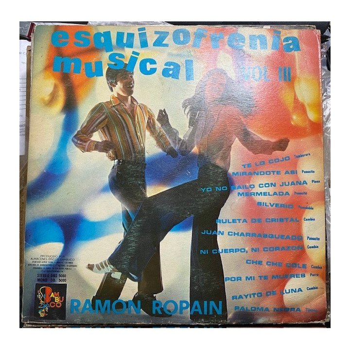 Esquizofrenia musical Volumen III - Colombia reverso